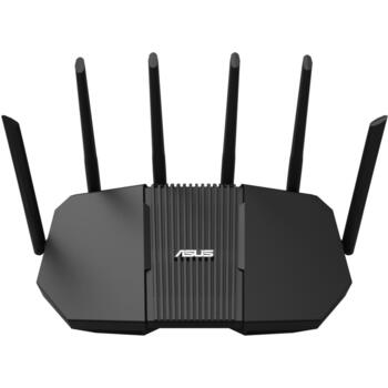 Asus маршрутизатор 90IG0A30-MO9C10 Wi-Fi 7 9400 Мбит/с, Три диапазона, 4x 2.5G порта, AiMesh, 6 антенн, Черный (90IG0A30-MO9C10)
