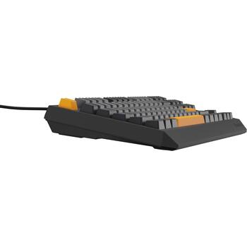 Genesis klaviatūra Thor 230 TKL NKG-2082, mehāniskā, Outemu Red, 87 taustiņi, RGB, USB Type-C, 1.6 m, Anchor Gray Negative (NKG-2082)