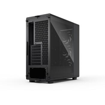 Fractal Design Datora korpuss Epoch FD-C-EPO1A-02, ATX, melns, rūdīts stikls, 3x 120 mm ventilatori, 372 mm GPU (FD-C-EPO1A-02)