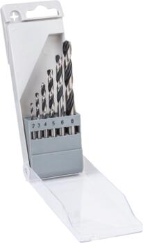 6 PointTeQ urbju kompl. metālam2/3/4/5/6/8 mm, Urbjmašīnām/skrūvgriežiem 5-DAĻĪGS POINTTEQ HSS SPIRĀLVEIDA URBJU KOMPLEKTS, 2608577346, BOSCH (2608577346)