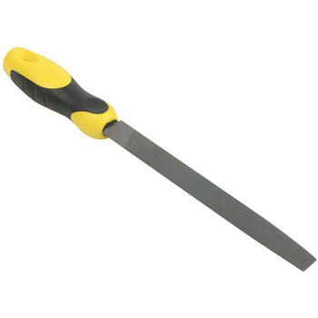 STANLEY 0-22-456 Полукруглый напильник, 200 мм, вторая насечка, высокоуглеродистая сталь, биматериальная рукоятка (0-22-456)