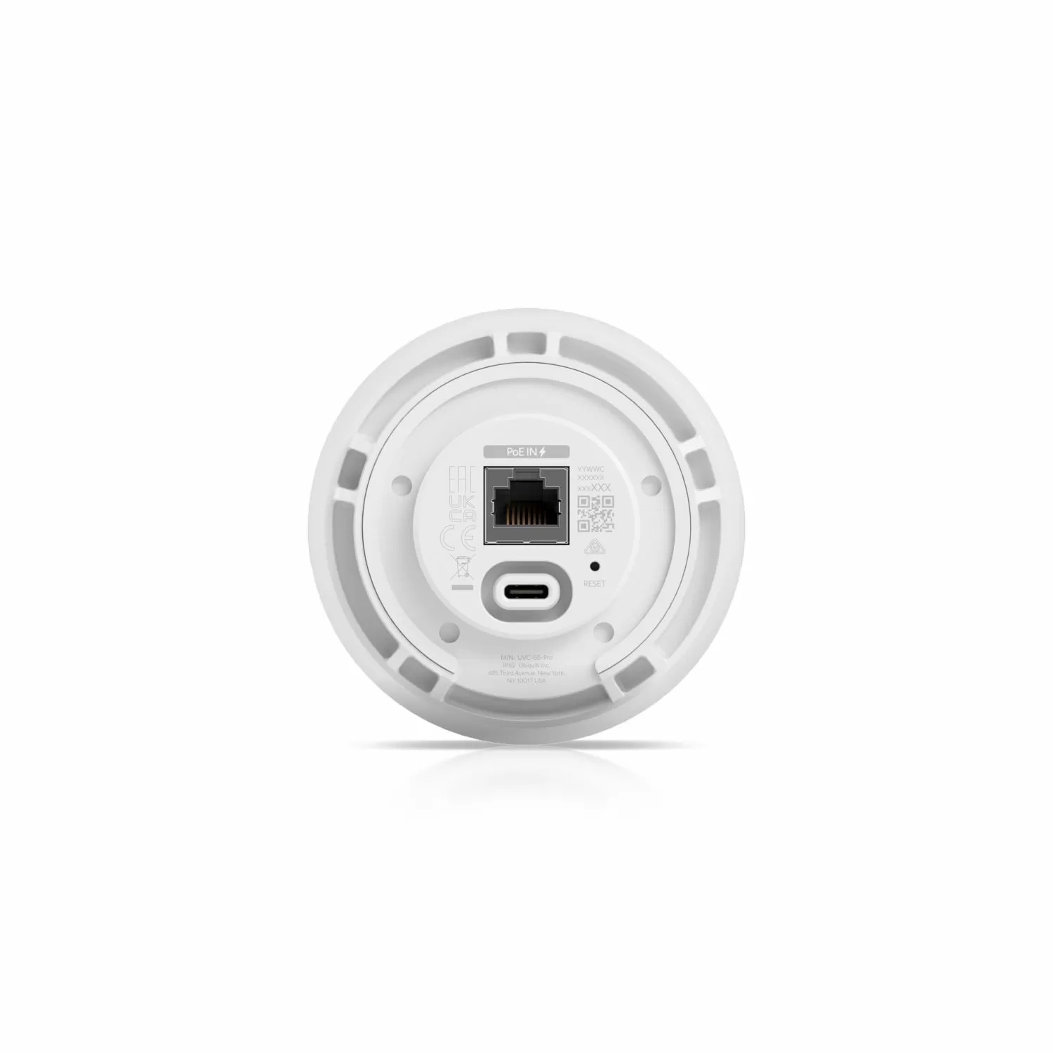 Уличная внутренняя IP камера видеонаблюдения 4K 8 МП PoE с 3× оптическим зумом 25 м ИК ночное видение AI обнаружение событий и встроенный микрофон UVC G5 Pro Белая Ubiquiti (UVC-G5-PRO)