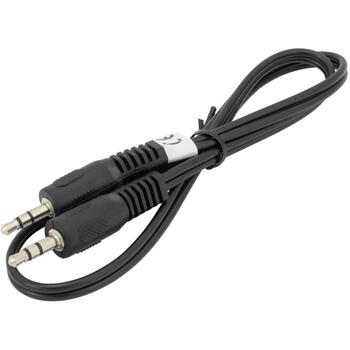 Sbox аудиокабель 3.5-3.5-M/M-0.5/R, 0.5м, черный, 3.5mm штекер, 3.5mm штекер (3.5-3.5-M/M-0.5/R)