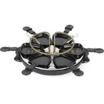 Giles & Posner Настольный ракетный гриль EK4511GV2VDE, 800W, 29x29см, каменная плита, 6 сковородок, 6 лопаток (EK4511GV2VDE)