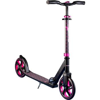 Muuwmi Aluminium Scooter PRO самокат AU 472, 215mm, 56x12cm, 100kg, ABEC 7, PU колеса, регулируемый руль, руль BMX, ручки TPR (AU 472)