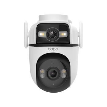 TP-LINK Tapo C545D уличная двухобъективная камера безопасности, 2K 3MP, 165° FOV, 6mm, IP66, двусторонняя связь, AI-детекция (TAPO C545D)