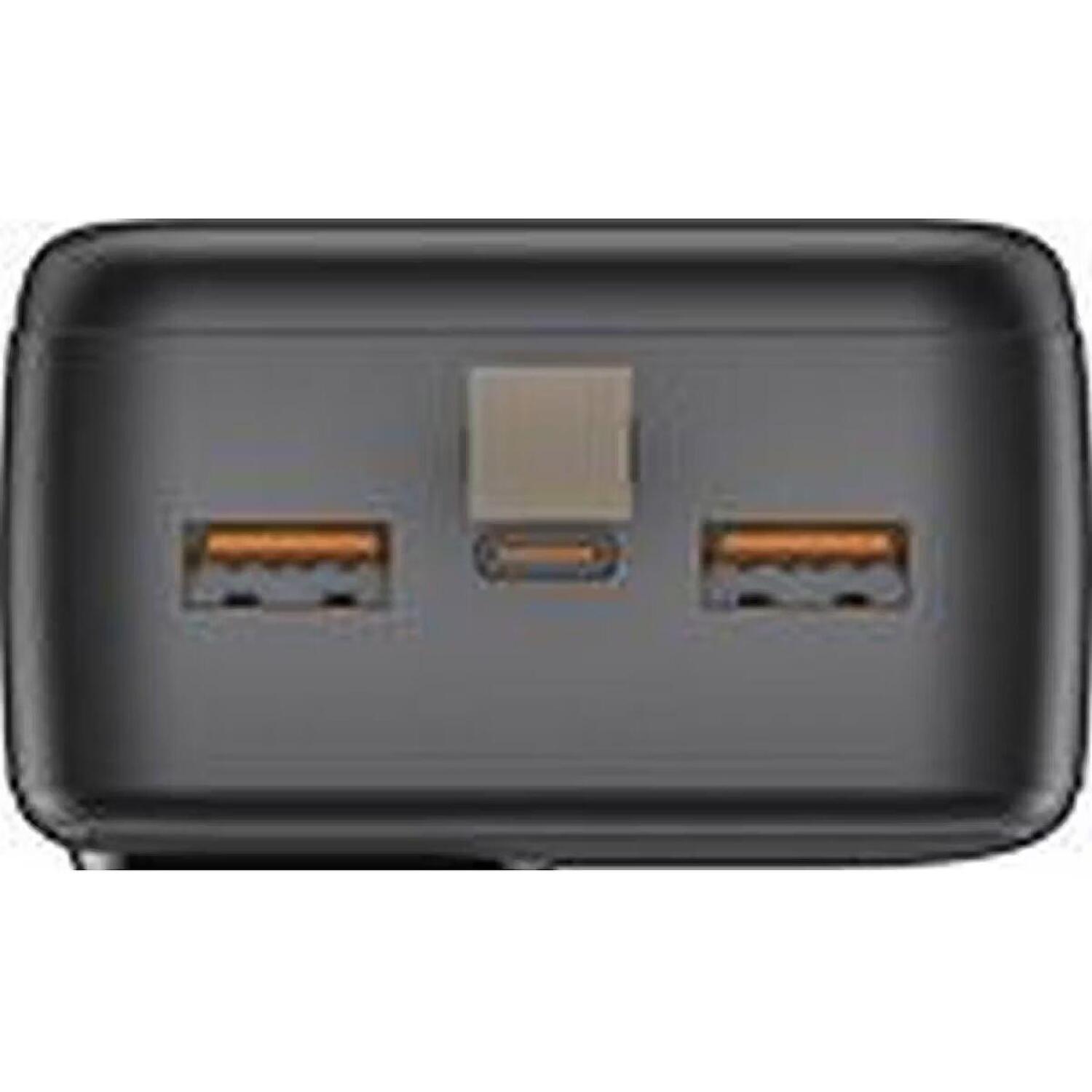 Tracer Power Bank аккумулятор Prime-V3 TRABAT47824, 30000mAh, QC 22.5W, PD 20W, 2x USB-A, 1x USB-C, черный, дисплей (TRABAT47824)