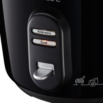 Tefal RK103811 Classic 2 рисоварка, 600 Вт, 5 л, 3 программы, черный, корзина для пароварки, поддержание тепла (RK103811)