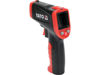 Yato инфракрасный термометр YT-73201, от -50 до +650 °C, 12:1 D:S, 0,1 °C, ЖК-дисплей, лазерный целеуказатель (YT-73201)