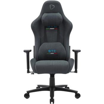 Onex игровое кресло ONEX-STC-S-L-GR, 123-133см, 125кг, эргономичное, поворотное, подлокотники, подголовник, механизм качания (ONEX-STC-S-L-GR)