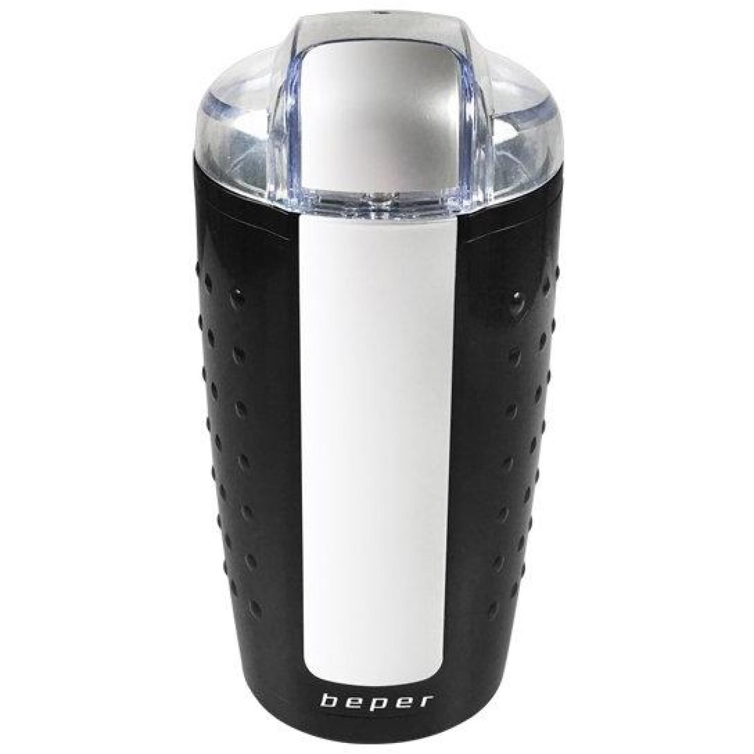 Beper Кофемолка BP.581, 250W, 100g, нержавеющие лезвия, прозрачная крышка, безопасная эксплуатация (BP.581)