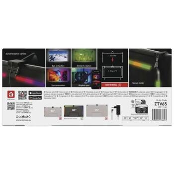 Emos Окружающее LED RGB освещение ZTV65, 24 Вт, 610 лм, 96 сегментов, WIFI + BLE, совместимо с Amazon Alexa, Google Assistant (ZTV65)