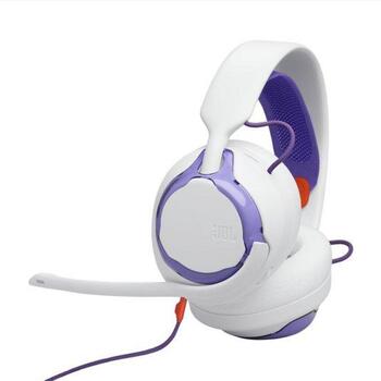 JBL Quantum 250 Wireless White JBLQTUM250WHT, беспроводная гарнитура, 50 мм, 32 Ом, 20-20000 Гц, 100 дБ, 1.5 м, для игр (JBLQTUM250WHT)