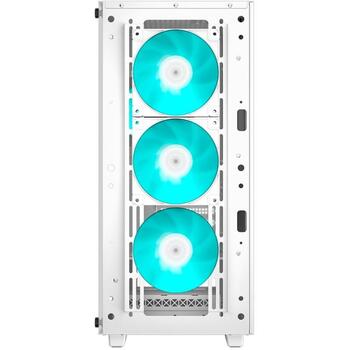 Deepcool CC560 V2 korpuss R-CC560-WHGAA4-G-2, 43.2cm, 21.5cm, 48.3cm, 7.2kg, 4xLED ventilatori, 2x2.5