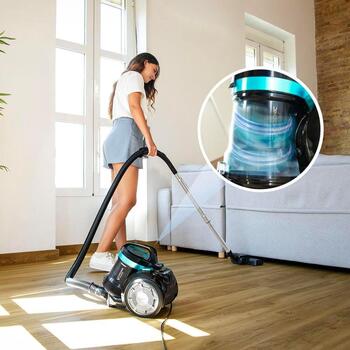 Cecotec пылесос Conga Rockstar Cyclonic Plus A01_EU01_117506, 800 W, 220-240 V, 2 L, без мешка, HEPA фильтр, 7 м радиус действия (A01_EU01_117506)