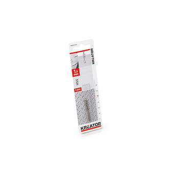 HSS urbis metālam 1.5x40mm (3gab.) KRT010102 KREATOR (KRT010102)