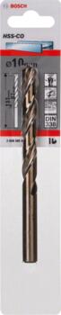 HSS-Co urbis metālam 10,0mm, 1 gab., Urbjmašīnām/skrūvgriežiem KOBALTA HSS SPIRĀLVEIDA URBIS, 2608585864, BOSCH (2608585864)