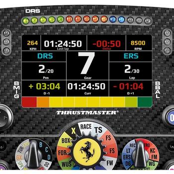 Thrustmaster руль Ferrari SF-25 Edition 4060466, черный, углеродное волокно, PS5, PS4, PC (4060466)