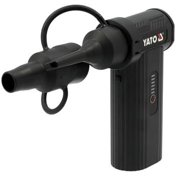 Yato воздуходувка и пылесос YT-82936, 130000 об/мин, 7.4 В, 4000 мАч, USB Type-C, 3 скорости, магнитное крепление (YT-82936)