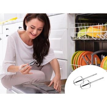 Beper Миксер P102SBA110, 200 Вт, 5 скоростей, насадки из нержавеющей стали, резиновая ручка, моющиеся насадки (P102SBA110)