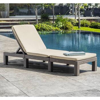 Sauļošanās krēsls Daytona Deluxe 195x65x25.5cm 252225 KETER (252225)