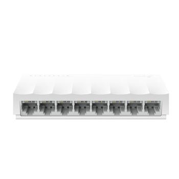 TP-Link LS1008 сетевой коммутатор неуправляемый 8× 10/100 Mbps fanless белый (LS1008)