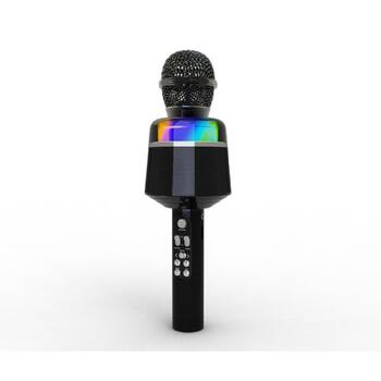 Gembird Bezvadu karaoke mikrofons MICBT-01-BK, 3.5mm, Bluetooth, BT frekvence 2.402-2.480 GHz, akumulators, līdz 10 m (MICBT-01-BK)