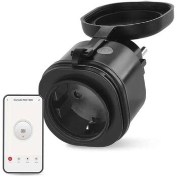 Emos умная розетка P5532, 230 V~/16 A, 3 680 W, 30 программ, IP44, Wi-Fi 802.11 b/g/n, 2,4 GHz (P5532)