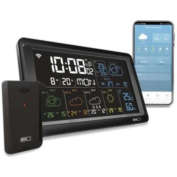 Emos Метеостанция E8610, Wi-Fi, 3 датчика, 80м, 2x1,5V AAA, 3x1,5V AAA, LED дисплей, предупреждение о температуре (E8610)