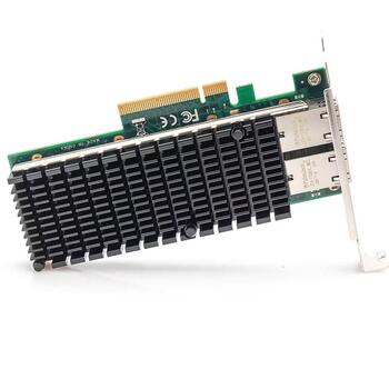 Digitus сетевая карта DN-10163, 2x10Gbps, PCIe x1, Intel X540-BT2, 10GBase-T, IEEE 802.3an, низкопрофильная (DN-10163)