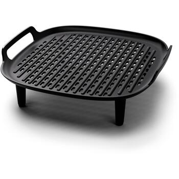 Philips karstā gaisa friteris HD9959/00 grila komplekts, grila pamatne un iesmi, 6 iesmi, alumīnijs, 213 mm, 209 mm, 65 mm (HD9959/00)