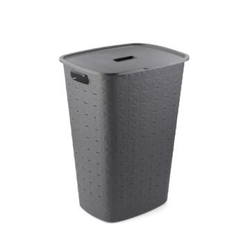 Veļas kaste Softex 56L 42x31,6x60cm tumši pelēka 0800571Z68 Curver (0800571Z68)