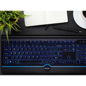 Tracer Клавиатура 46473 TRAKLA46473, USB кабель, мембранная, полноразмерная, 12 мультимедийных клавиш, Win Lock, Anti-ghosting (TRAKLA46473)