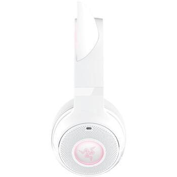 Razer наушники Kraken Kitty V2 BT RZ04-04860600-R3M1, 32 Ω, 20-20k Гц, Bluetooth 5.2, 40 ч, белый, беспроводные, накладные (RZ04-04860600-R3M1)
