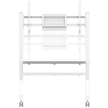 Neomounts televizora statīvs FL50-525WH1, 55-86 collu, 76 kg, regulējams augstums 106-136 cm, 4 pozīcijas (FL50-525WH1)
