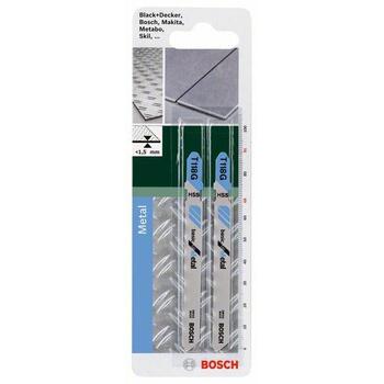 Figūrzāģa asmeņi metālam, HSS, 74 mm, T 118 G, 2609256731, BOSCH (2609256731)