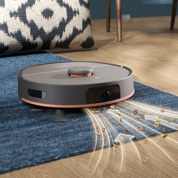 Philips робот-пылесос XU5000/10, мешок для пыли, 0.26 L, 66 дБ, Li-Ion 4800 мАч, 200 мин, Wi-Fi, 1.5 м шнур, 4 уровня всасывания (XU5000/10)