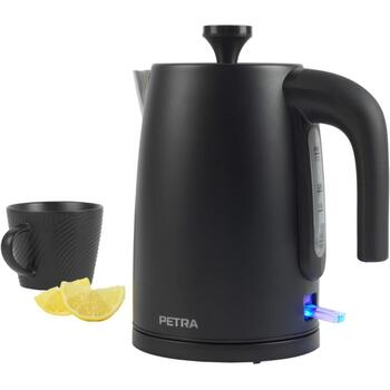 Petra Чайник PT5632MBLKVDE, 3000W, 1.7L, 360° поворотная база, индикатор уровня воды (PT5632MBLKVDE)