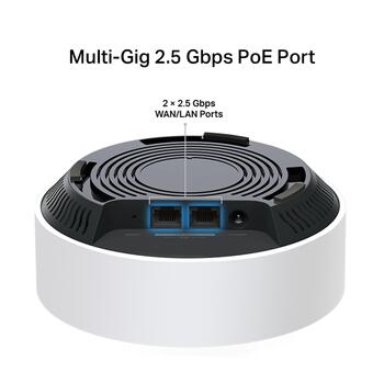 TP-Link Deco X50-PoE (3-Pack) AX3000 Wi-Fi 6 PoE Mesh система 3 устройства 2.5 Gbps Белый (DECOX50-POE(3-PACK))