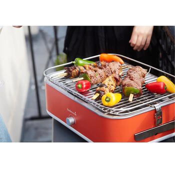 Barbecook E-Carlo электрический настольный гриль для балкона и террасы 2500Вт 3 уровня нагрева 38.5x28.5см BC-ELE-1001 Barbecook Red (BC-ELE-1001)