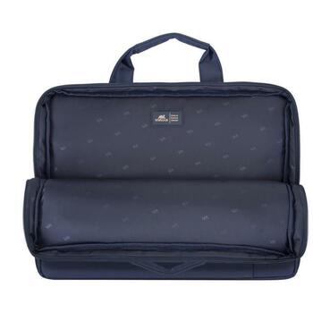 Rivacase Чехол 8231BLUE, 15.6'', Монохромный, устойчивый к царапинам, 1 карман, съемный плечевой ремень (8231BLUE)