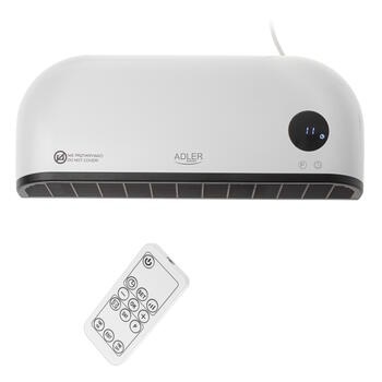 Gaisa aizkars ar LED displeju un 2000 W jaudu AD 7751 Balts Adler (AD 7751)