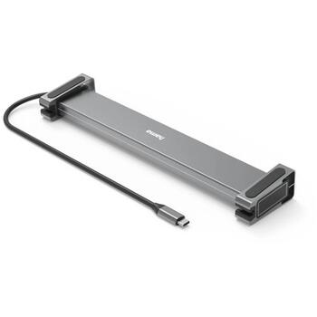 Hama док-станция 00200145, 26.4 см, 6 см, 2.94 см, 100 Вт, 5 Гбит/с, 2xHDMI, 2xUSB-C, 4xUSB-A, RJ-45 (00200145)