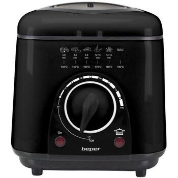 Beper P101FRI100, компактная фритюрница, 950 Вт, 1 л, АБС, антипригарное покрытие, термостат до 190°C (P101FRI100)