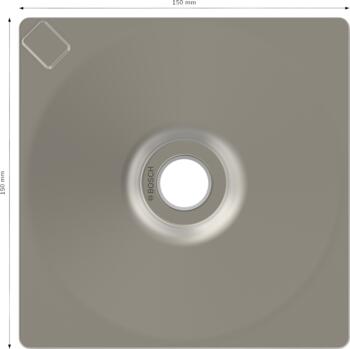 Blietēšanas plāksne 150x150 mm, Perforatora urbjiem, smalcinātājiem PRO SDS MAX TAMPING PLATE, 1618633102, BOSCH (1618633102)