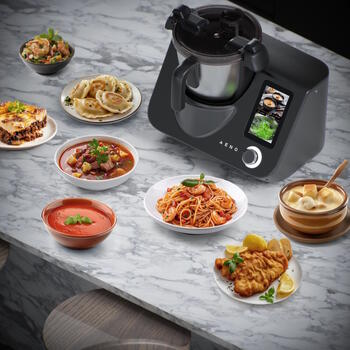 Smart Cooking Robot CR1S: bowl 3.5 L, 8 automatic program, 12 speeds, 1000 W (Heating Power), 600 W (Motor Power), Temperature range: 37-130°C, Built-in Kitchen Scale (ACR0001S)