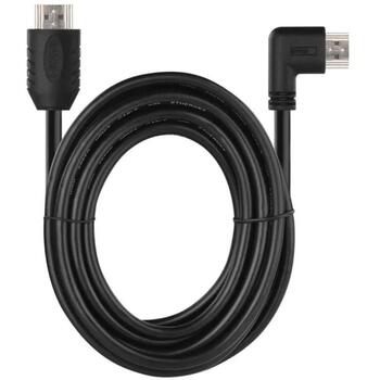 Emos Ātrgaitas HDMI kabelis S10110, 1,5 m, 18 Gbit/s, 4K, 3D, Ethernet, ARC, A spraudnis – A spraudnis, taisns un leņķisks (S10110)