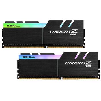 G.Skill Trident Z RGB F4-3200C16D-16GTZR модуль памяти, 16 ГБ, 3200 MT/s, 1.35 В, CL16, 2 x 8 ГБ, DIMM 288-pin, RGB LED (F4-3200C16D-16GTZR)
