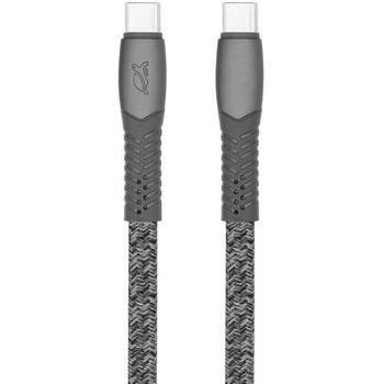 Rivacase USB-C к USB-C КАБЕЛЬ PS6105GR21, 2.1м, 3A, 480Mbps, медные провода, плоский дизайн (PS6105GR21)