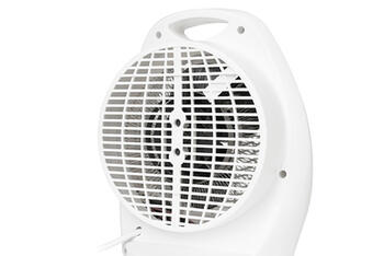 Super efektīvs un kompakts ventilatora sildītājs ar 2 jaudas režīmiem 1000/2000 W balts MS7719 Mesko (MS 7719)
